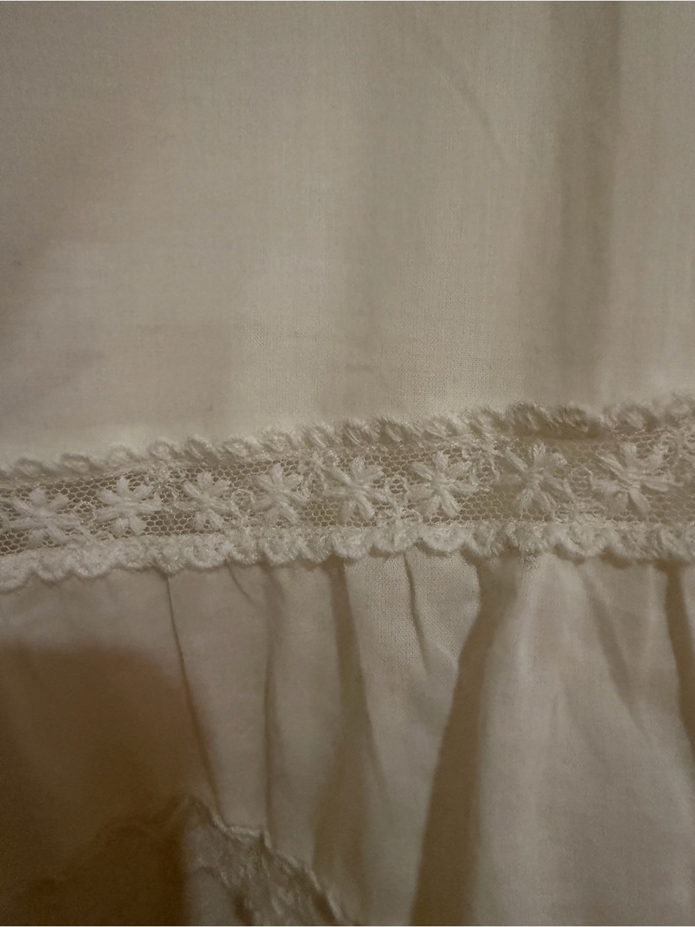 Altar'd State Cream Ruffle Button-Front Blouse - Picture 3 of 4
